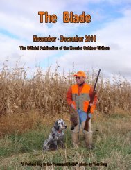 November/December 2010 newsletter - Hoosier Outdoor Writers