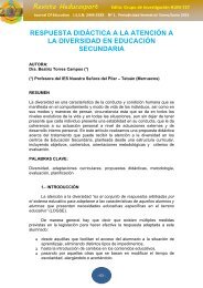 RESPUESTA DIDÁCTICA A LA ATENCIÓN A LA DIVERSIDAD EN EDUCACIÓN SECUNDARIA