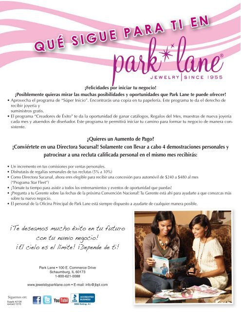 Tu equipo de joyería es - Park Lane Jewelry