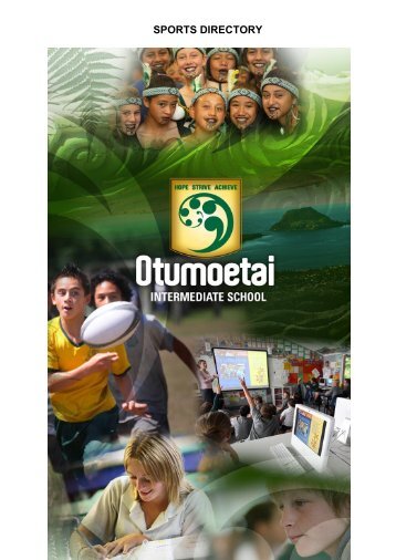 SPORTS DIRECTORY - Otumoetai Intermediate School