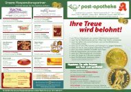 Ihre Treue wird belohnt! - Post-Apotheke