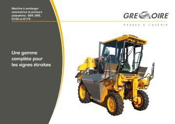 Une gamme complÃ¨te pour les vignes Ã©troites - Gregoire Group ...