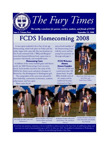 The Fury Times - Forsyth Country Day School