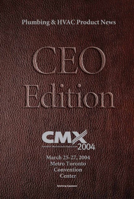 CMX 2004 - Plumbing & HVAC