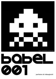 PDF Babel 001 - Parliamo di Videogiochi