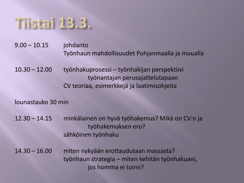 esitysmateriaali - Vaasan ammattikorkeakoulu