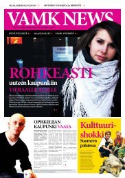 Kulttuuri- shokki - Vaasan ammattikorkeakoulu