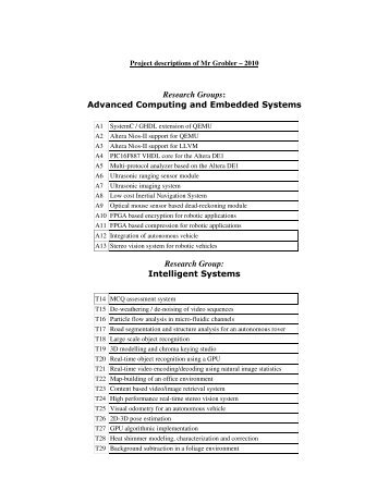 Research Groups - Electrical, Electronic and Computer Engineering