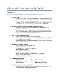 Advanced Statesman Study Guide - SkillsUSA Maryland