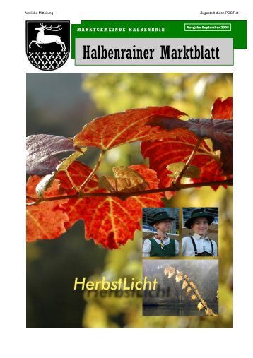 (5,40 MB) - .PDF - Marktgemeinde Halbenrain