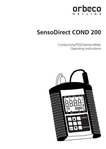 SensoDirect COND 200 - Orbeco-Hellige