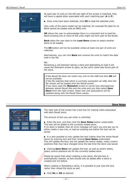 Recall User Manual - AMS Neve