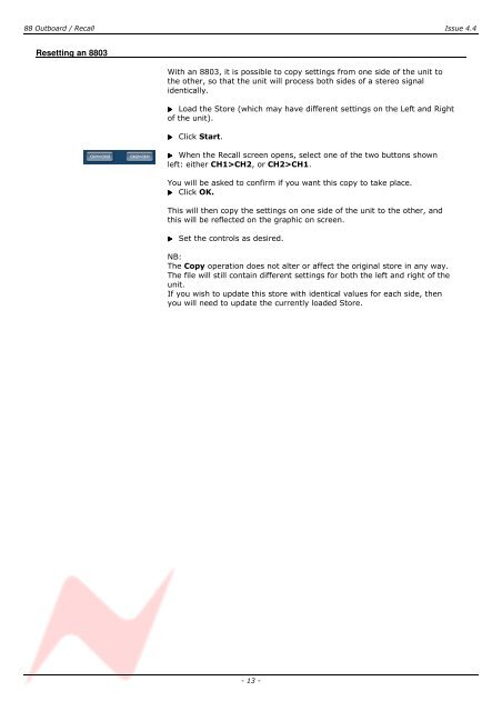 Recall User Manual - AMS Neve