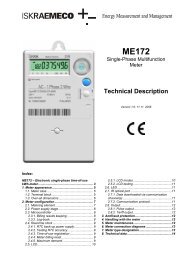 ME172 - Technical Description - Iskraemeco UK