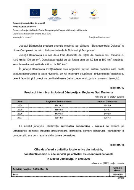 Studiu de teren pentru regiunea Sud-Muntenia - aici