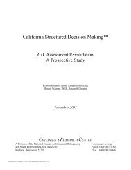 A Prospective Validation of California's Family Risk Assessment