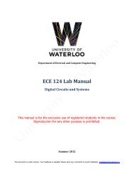 Lab Manual Summer 2012 - Electrical and Computer Engineering