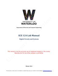 ECE 124 Lab Manual - Electrical and Computer Engineering