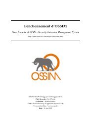 Fonctionnement d'OSSIM - Assembla