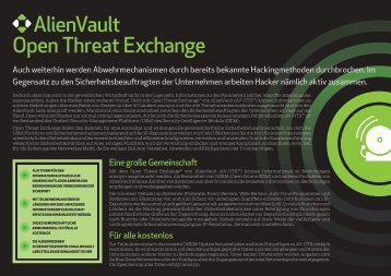 AlienVault Open Threat Exchange