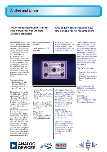 steht die TNT als PDF zum Download - ISI-Design