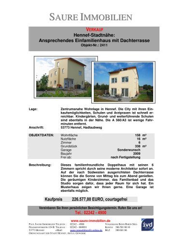 SAURE IMMOBILIEN - Im Siegbogen