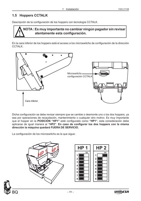 MANUAL TÃCNICO Y DE INSTALACIÃN - Unidesa