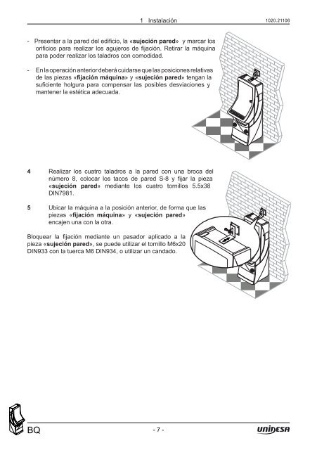 MANUAL TÃCNICO Y DE INSTALACIÃN - Unidesa