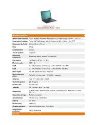 Scheda tecnica di Fujitsu ESPRIMO Mobile - V5515 Specifiche ...