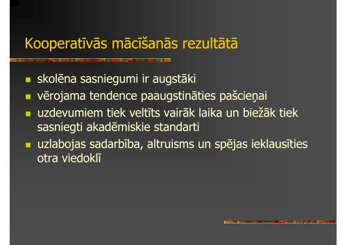 InteraktÄ«vÄs mÄcÄ«bu metodes (prezentacija)