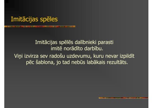 InteraktÄ«vÄs mÄcÄ«bu metodes (prezentacija)