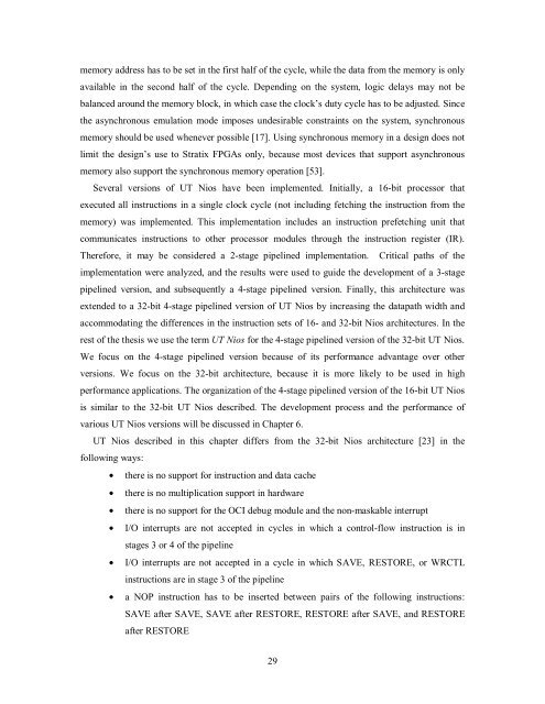 Soft-Core Processor Design - CiteSeer