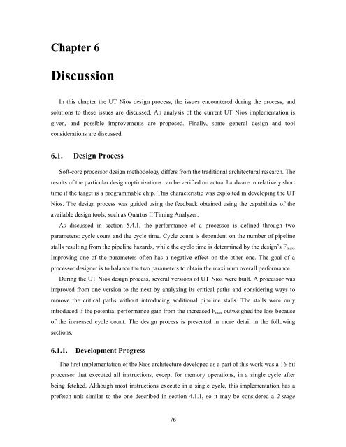 Soft-Core Processor Design - CiteSeer