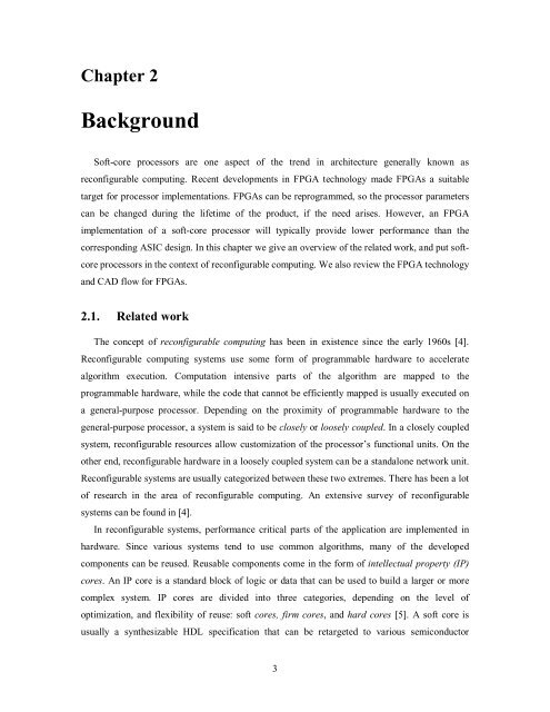 Soft-Core Processor Design - CiteSeer