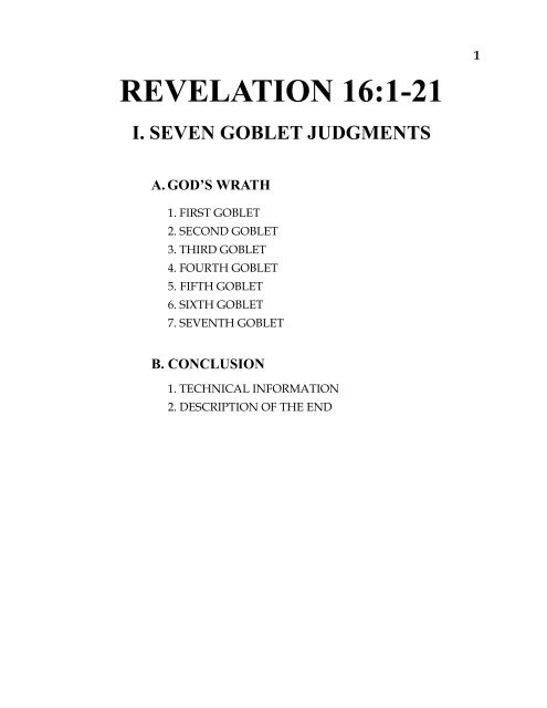 REVELATION 16:1-21 - Technology Ministries