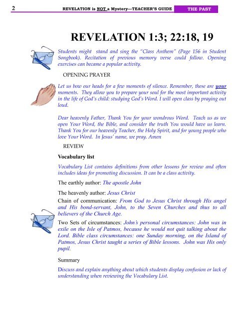 REVELATION 1:3; 22:18-19 - Technology Ministries