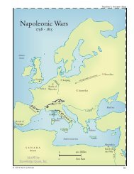 Napoleonic Wars â Printable Outline Maps - Knowledge Quest