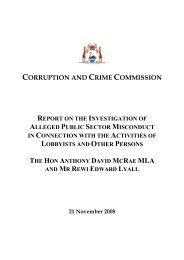 Investigation of Alleged Public Sector Misconduct in Connection with ...