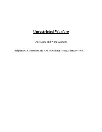 Unrestricted Warfare - Terrorism