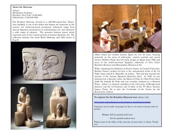 Download Brochure (.pdf) - Center for The Restoration of Ma'at