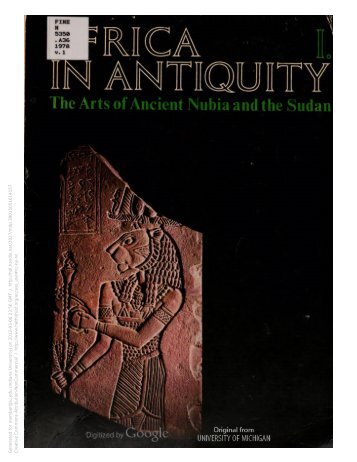 Africa in antiquity - Center for The Restoration of Ma'at