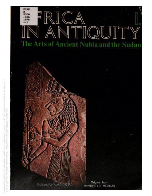 Africa in antiquity - Center for The Restoration of Ma'at