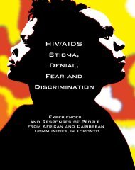 HIV/AIDS Stigma, Denial, Fear and Discrimination - T-Space
