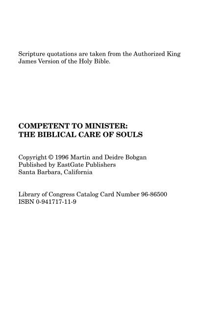 Competent to Minister