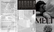 download the Summer MELT 2007 brochure - Movement Research