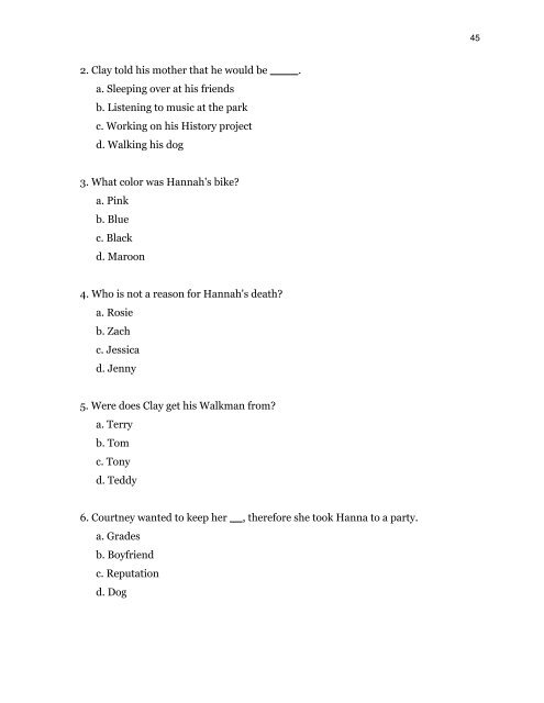 13 REASONS WHY STUDY GUIDE.pdf - JacobEnglish11