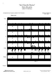 Partitura e Parti - Spartiti