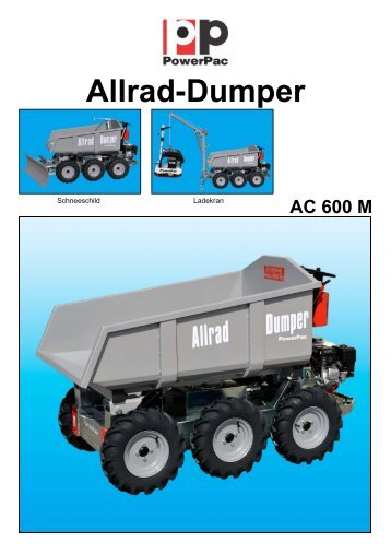 Allrad-Dumper AC 600 M