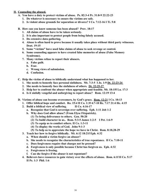 The Basics of Biblical Counseling - Biblicalcounselingonline.org