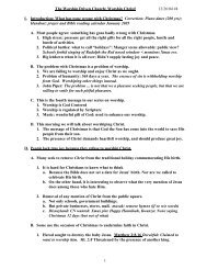 The Worship Driven Church part 4.pdf - Biblicalcounselingonline.org